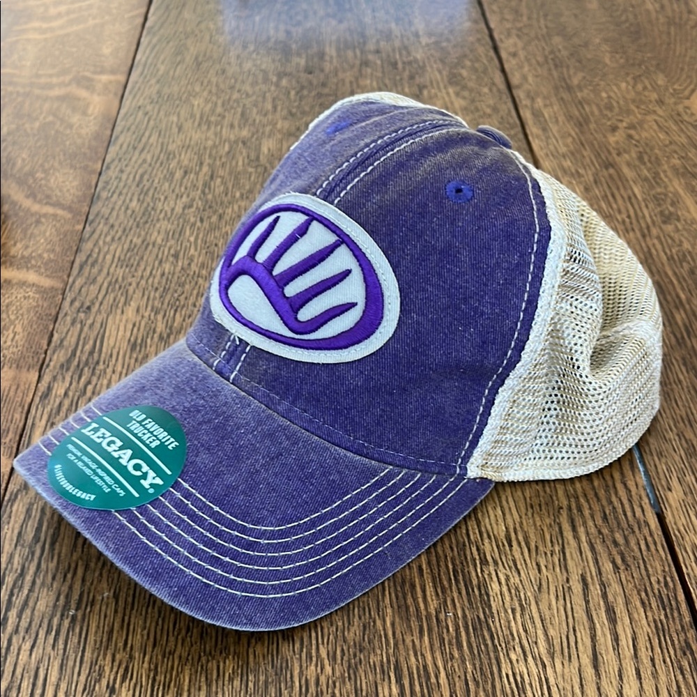 Legacy Purple and Cream Trucker Hat